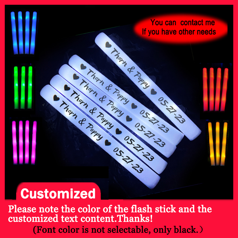 Wedding Supply In Bulk - 20/30/40 шт. RGB LED светящиеся палочки