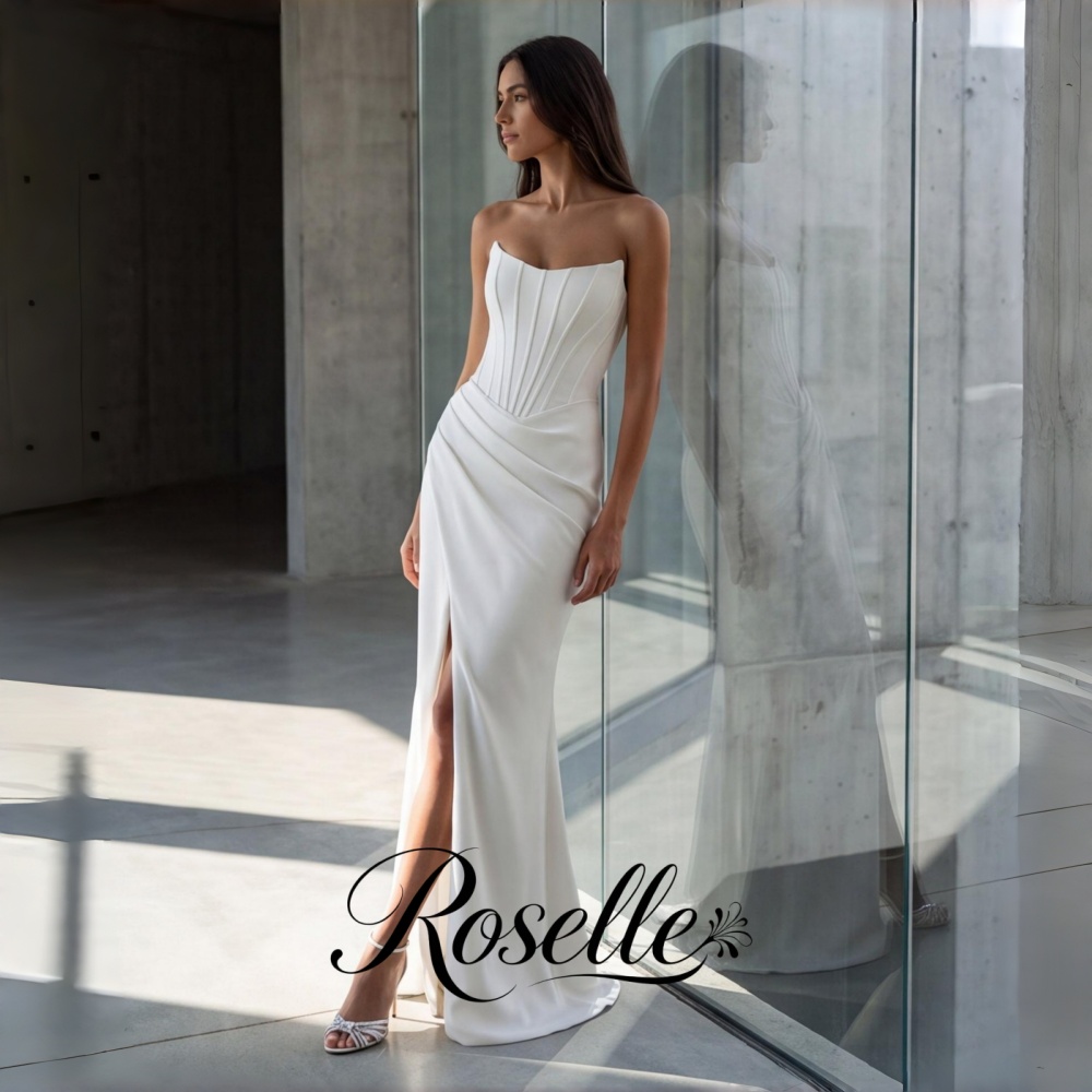 Wedding Qw - Свадебное платье ROSELLE Mermaid: простое, элегантное,