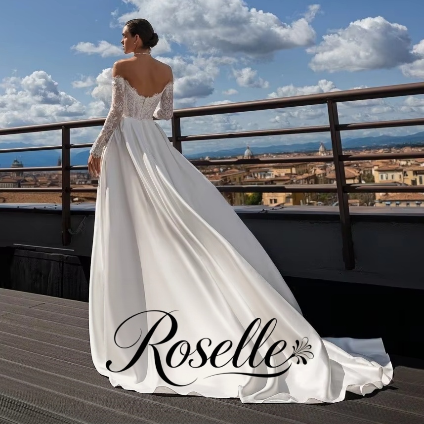 Wedding Qw - ROSELLE Кружевное свадебное платье А-силуэта с