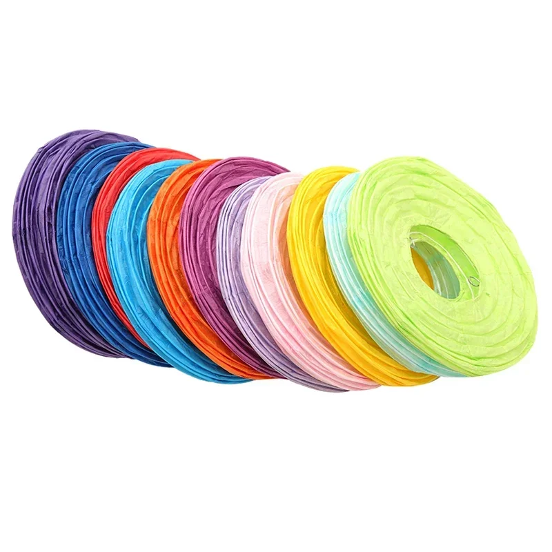 Wedding Event Supply - Разноцветные китайские бумажные фонарики 15-20-25-30-35-40 см