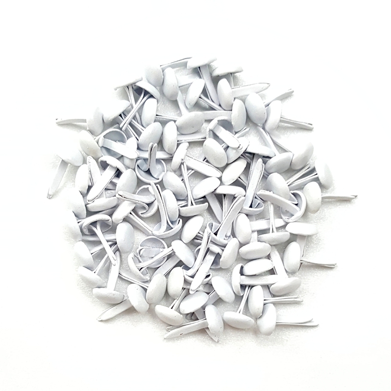 Papercraft Supply Invitation - 500 шт. 5 мм белые металлические