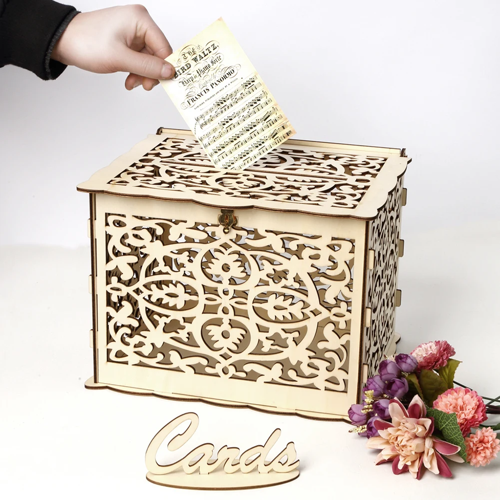 Деревянная свадебная открытка, – обзор и цена Wedding Supply.Box