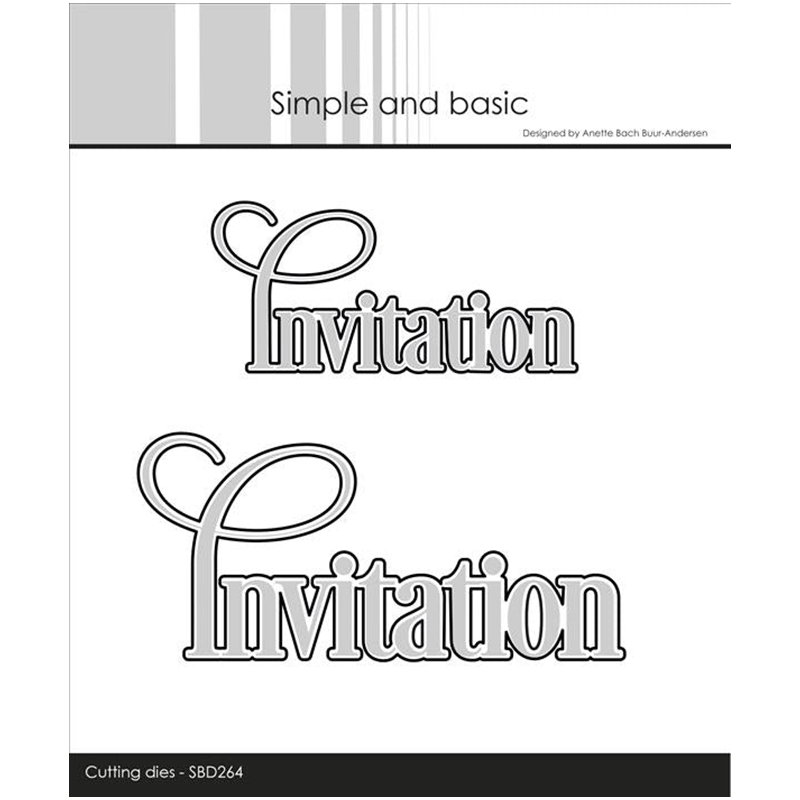 Приглашение слова металлически – обзор и цена Papercraft Supply Invitation