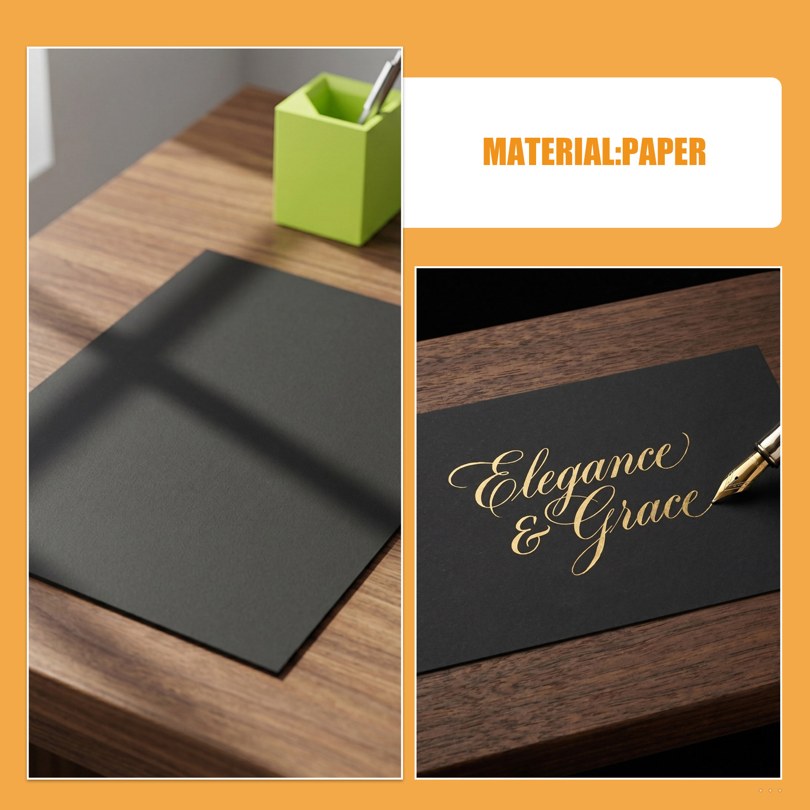 60 листов черной плотной бумаг – обзор и цена Papercraft Supply Invitation