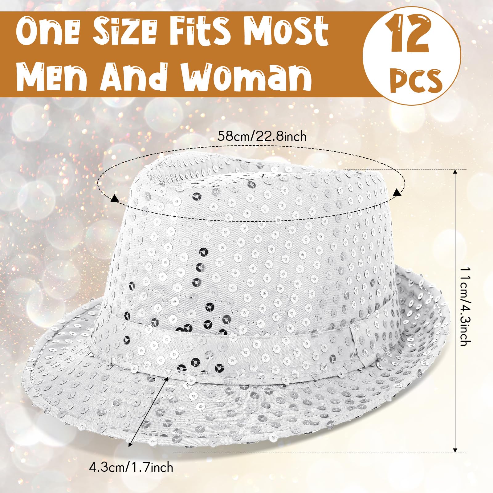 12-36 шт. шляпок с пайетками о – обзор и цена Wedding Supply In Bulk